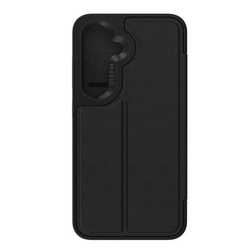 EFM Monaco Leather Case for Samsung Galaxy S26+ Plus - Black