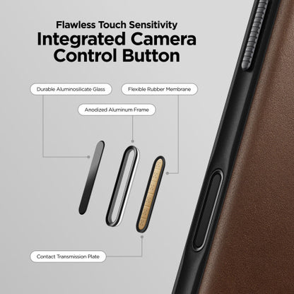 Nomad Modern Leather Folio Case iPhone 17 Pro Max - Brown