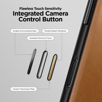 Nomad Modern Leather Folio Case iPhone 17 Pro Max - English Tan