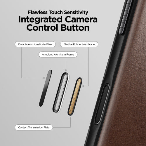 Nomad Modern Horween Leather Case iPhone 17 Pro - Brown