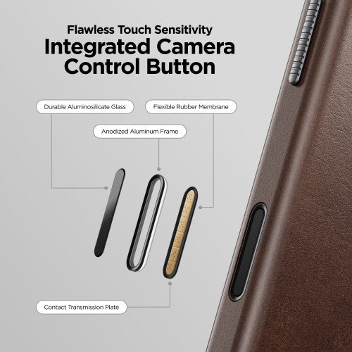 Nomad Traditional Horween Leather Case iPhone 17 Pro - Brown