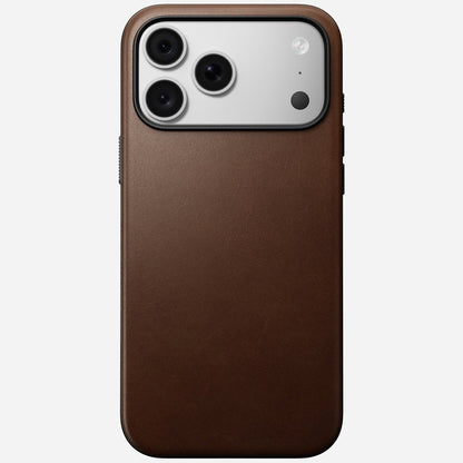 Nomad Modern Leather Case iPhone 18 Pro Max - Brown