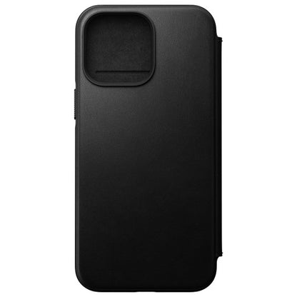 Nomad Modern Leather Folio Case iPhone 14 Pro Max - Black