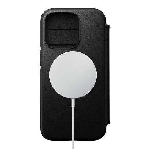 Nomad Modern Leather Folio Case iPhone 14 Pro - Black