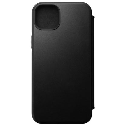 Nomad Modern Leather Folio Case iPhone 14 Plus - Black