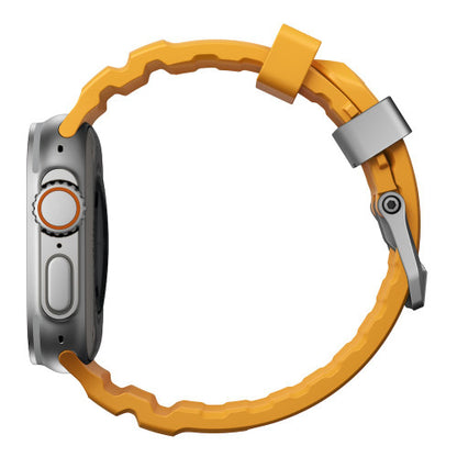 Nomad Rocky Point Band Apple Watch 46/49 mm - Sol Yellow/Natural Titanium Hardware