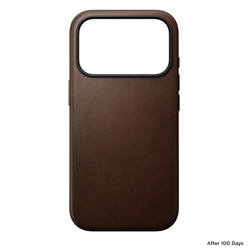Nomad Modern Leather Case iPhone 17 Pro - Brown