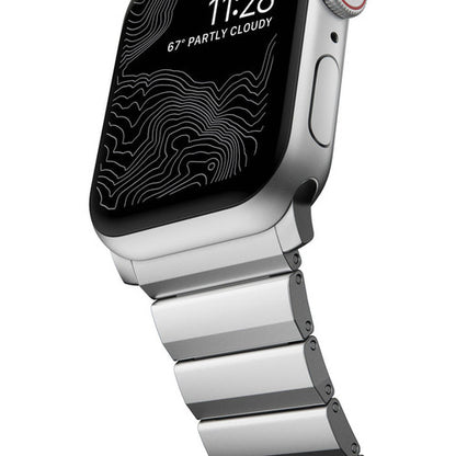 Nomad Aluminium Band Apple Watch 45/49 mm - Silver