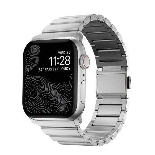 Nomad Aluminium Band Apple Watch 45/49 mm - Silver