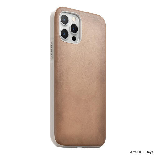 Nomad MagSafe Leather Case iPhone 12/12 Pro - Natural
