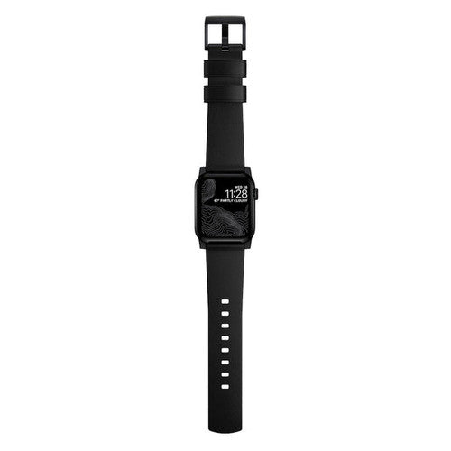Nomad Modern Band Apple Watch 45/49mm - Black with Black Hardware