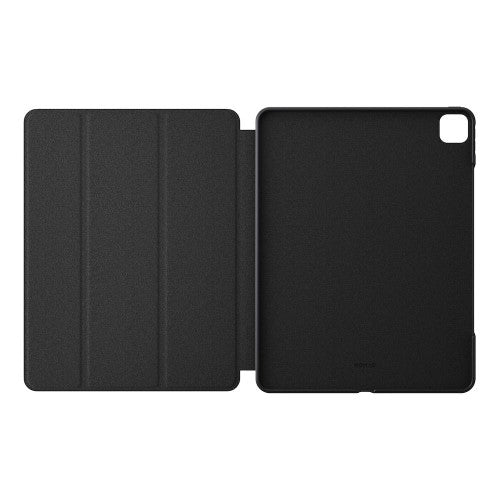 Nomad Horween Leather Rugged Folio Case iPad Pro 12.9" 4th Gen (2020)/iPad Air 13" (1st Gen, 2024, M2) - Black