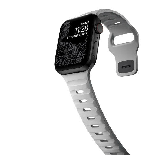 Nomad Sport Strap Apple Watch 42/44/45/Ultra 49mm - Lunar Grey