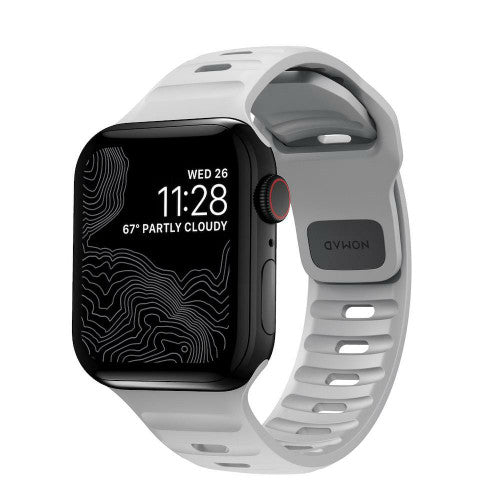 Nomad Sport Strap Apple Watch 42/44/45/Ultra 49mm - Lunar Grey