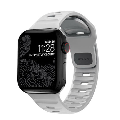 Nomad Sport Strap Apple Watch 42/44/45/Ultra 49mm - Lunar Grey