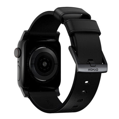 Nomad Modern Band Apple Watch 45/49mm - Black with Black Hardware