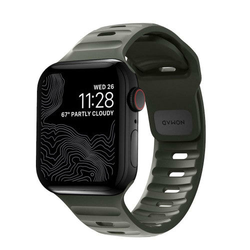Nomad Sport Strap Apple Watch 42/44/45/Ultra 49mm - Ash Green