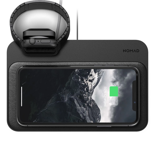 Nomad Base Station Charger with Apple Watch Stand (v2)