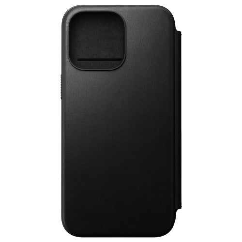 Nomad Modern Leather Folio Case iPhone 15 Pro Max - Black