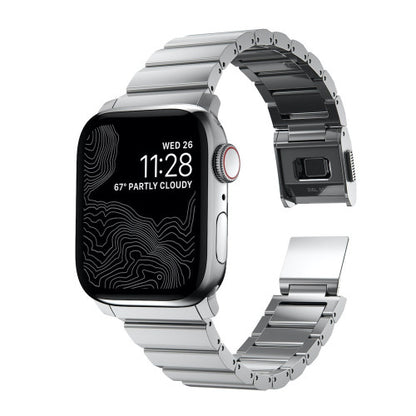 Nomad Stainless Steel Band Apple Watch 38/40/41mm - Silver