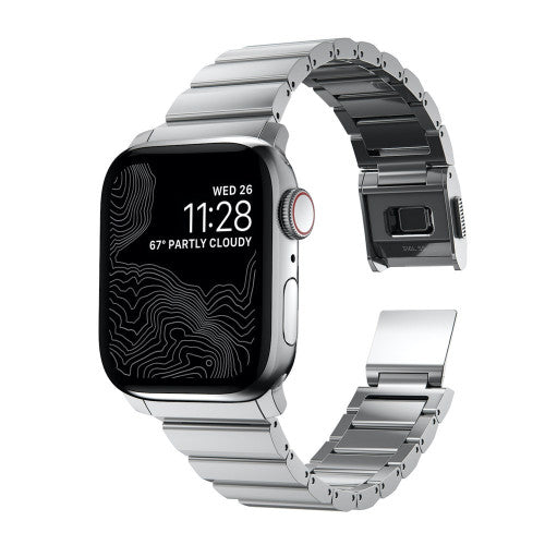 Nomad Stainless Steel Band Apple Watch 38/40/41mm - Silver