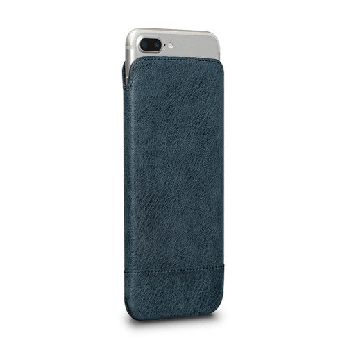 SENA Ultraslim Heritage Leather Pouch iPhone 8+/7+/6+/6S+ Plus - Denim