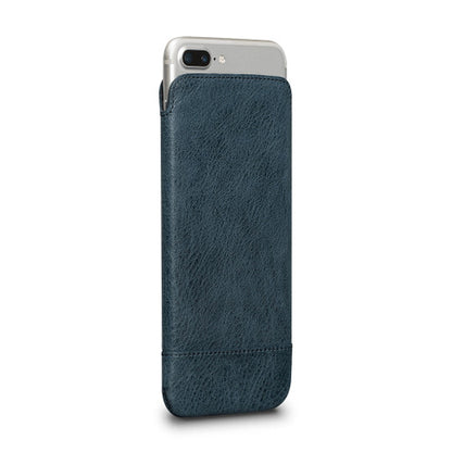 SENA Ultraslim Heritage Leather Pouch iPhone 8+/7+/6+/6S+ Plus - Denim