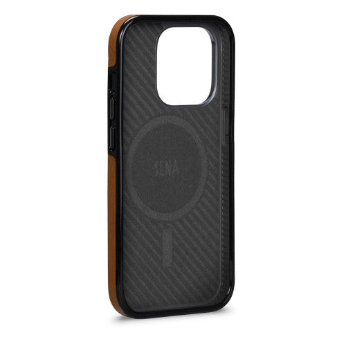 SENA Verano Magsafe Case iPhone 14 Pro Max - Tan