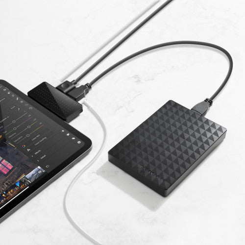 Twelve South StayGo Mini USB-C Hub - Black