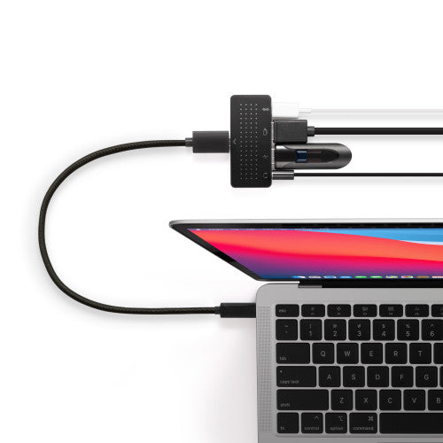 Twelve South StayGo Mini USB-C Hub - Black