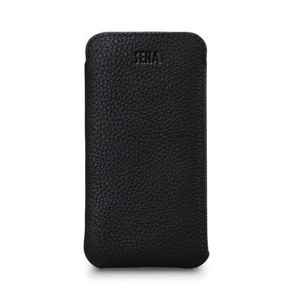 SENA Ultraslim Classic Leather Sleeve iPhone 12 Pro Max - Black