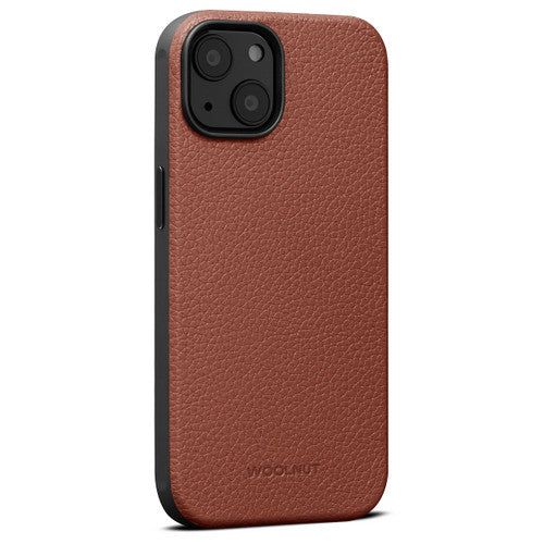 Woolnut Leather Magsafe Case iPhone 14 - Cognac