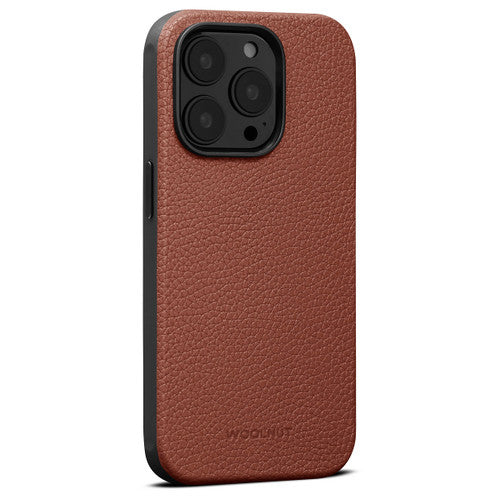 Woolnut Leather Magsafe Case iPhone 14 Pro Max - Cognac