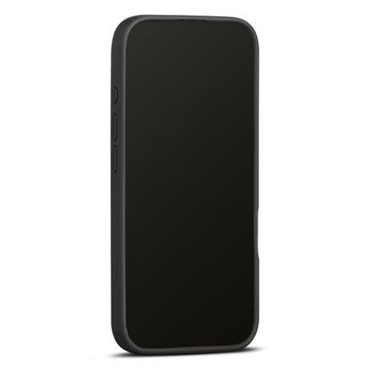 Woolnut Leather Case iPhone 16 - Black
