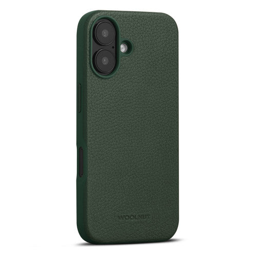 Woolnut Leather Case iPhone 16 - Green