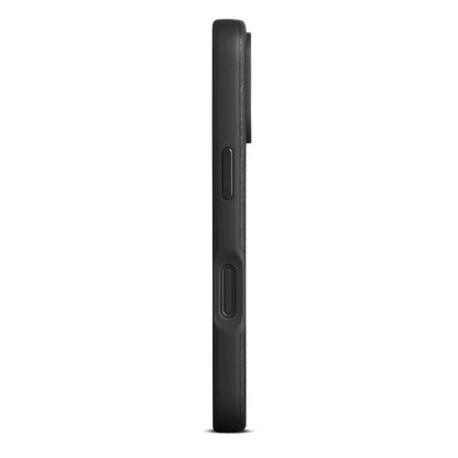 Woolnut Leather Case iPhone 16 Pro - Black