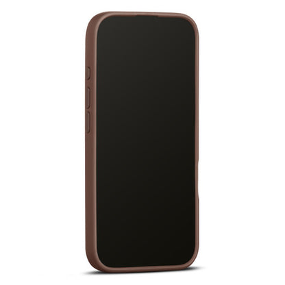 Woolnut Leather Case iPhone 16 Pro - Cognac