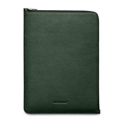 Woolnut Leather Folio Case MacBook Pro 13/14" - Green