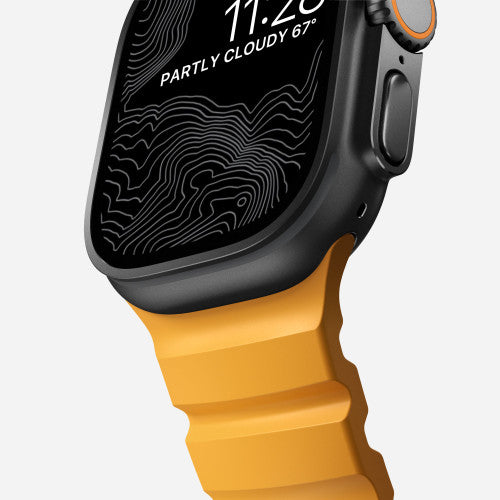 Nomad Rocky Point Band Apple Watch 46/49 mm - Sol Yellow/Black Titanium Hardware
