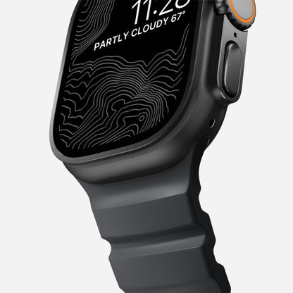 Nomad Rocky Point Band Apple Watch 46/49 mm - Storm Grey/Black Titanium Hardware