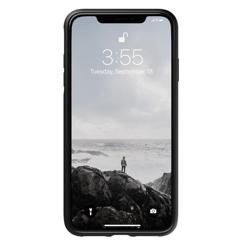 Nomad Horween Leather Rugged Moment Case iPhone Xs Max - Black
