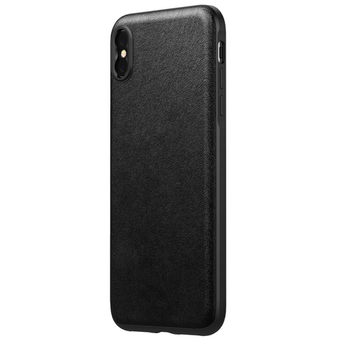 Nomad Horween Leather Rugged Moment Case iPhone Xs Max - Black
