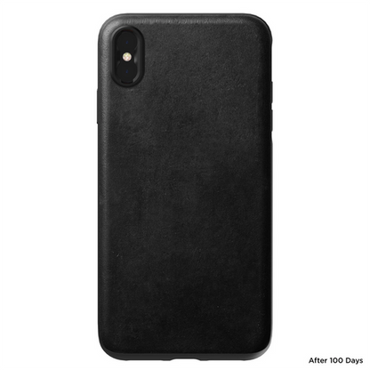 Nomad Horween Leather Rugged Moment Case iPhone Xs Max - Black