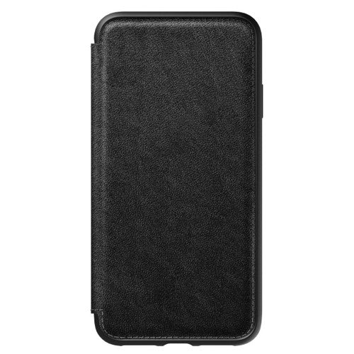 Nomad Horween Leather Rugged Folio Case iPhone Xs Max - Black
