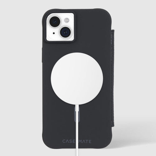 Case-Mate Wallet Folio MagSafe Case iPhone 15 Plus - Black