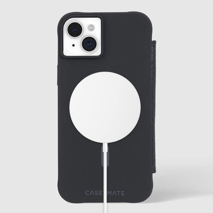 Case-Mate Wallet Folio MagSafe Case iPhone 15 Plus - Black