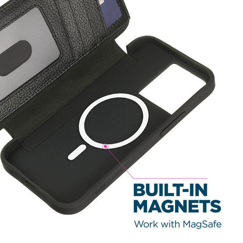 Case-Mate Wallet Folio MagSafe Case iPhone 14 Plus - Black