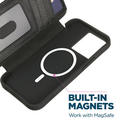 Case-Mate Wallet Folio MagSafe Case iPhone 14 Plus - Black