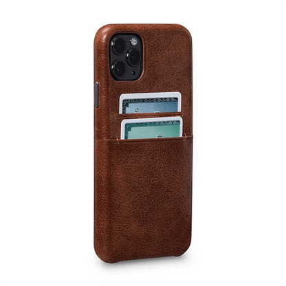 SENA Snap On Wallet Case iPhone 11 Pro - Cognac