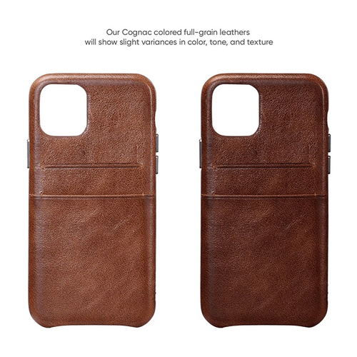 SENA Snap On Wallet Case iPhone 11 Pro - Cognac